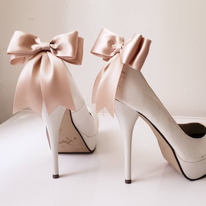 Shoe Clips, Wedding Shoe Clips, Bridal Shoe Clips, Clips for Wedding Shoes, Bridal Shoes, Satin Bow Shoe Clips, shoe Decorations