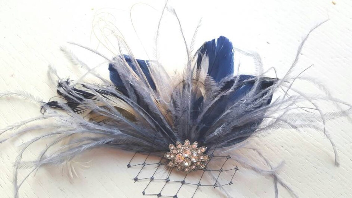 10. Aqua Blue Hair Fascinator with Bow Accent - wide 7