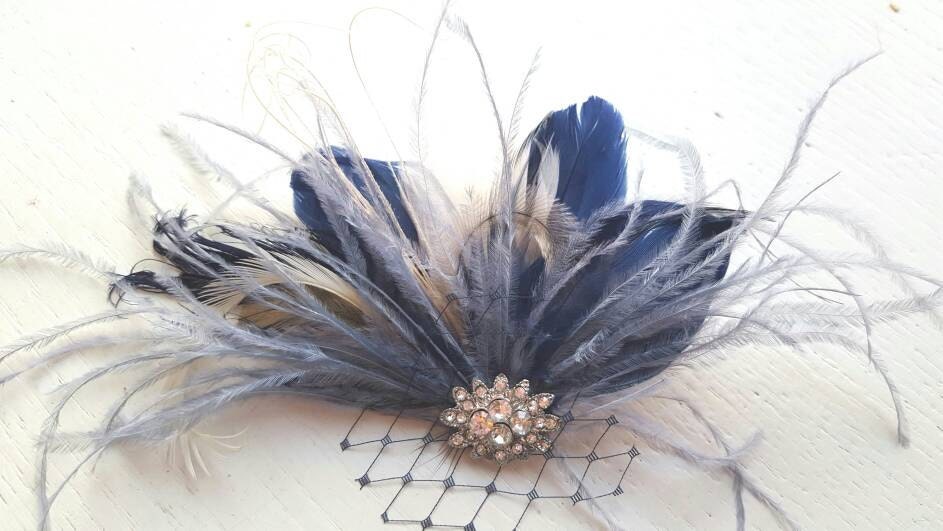 Blue Hair Clips for Weddings - wide 3