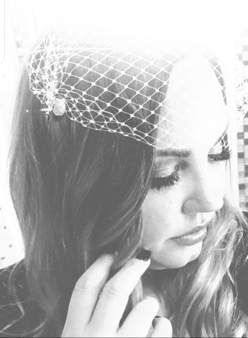 bridal net veil