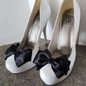 Schuhclips, Hochzeit Schuhclips, Brautschuhclips, Clips für Hochzeitsschuhe, Brautschuhe, Satinschleifen, Heels, Pumps, Wohnungen