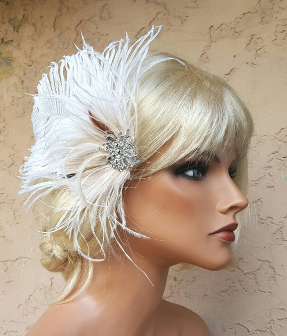 feather hair accessories