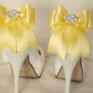 Schuhclips, Hochzeit Schuhclips, Braut Schuhclips, Clips für Hochzeitsschuhe, Brautschuhe, Navy Blau, Satinschleife Schuhclips