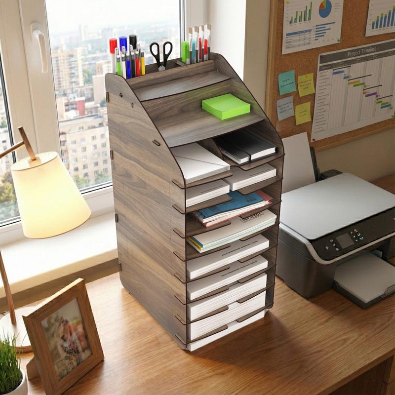 Standing File Folder Organizer - Etsy