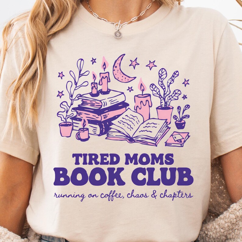 Celebrate your love for books with this Tired Moms Club PNG. Ideal for reading moms who need coffee and quiet time.

A cozy Book Lover Mom design perfect for creating shirts, tote bags, and gifts for readers.

This Reading Mom Life PNG is designed for book lovers and busy moms. Perfect for sublimation printing and DIY crafts.