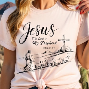 The Lord Is My Shepherd PNG, Christian Sublimation Design , Psalm 23 Bible Verse, Psalm 23 PNG, Bible Verse PNG, Religious Quote, Psalm 23