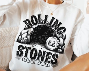 Rolling Stones PNG, He Is Risen PNG, Easter Christian Sublimation, Religious | Christian Clipart, Easter Faith Digital Download, Christian
