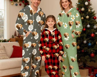 Benutzerdefinierte personalisierte Muster Pyjamas: Flanell, Geeignet für Männer, Frauen und Kinder