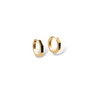 Waterproof 18K gold-plated Hoop Earrings | Minimalist Simple Design | Hypoallergenic Nickel Free | Small Hoop | Large Round Hoop | Gift Idea