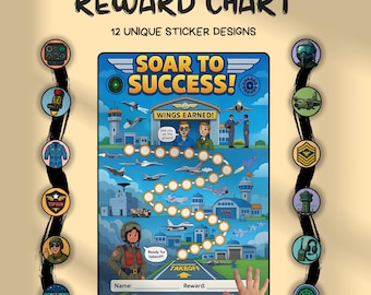 Air Force Reward Chart for Kids: Printable Chore Chart (Digital Download)