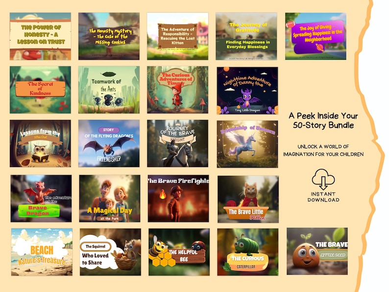 Digital Storybook Bundle for Kids V3 – Animated MP4 Storybooks With ...