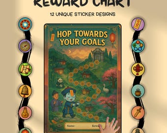 Zombie Reward Chart for Kids: Printable Behavior & Chore Tracker (Digital Download)