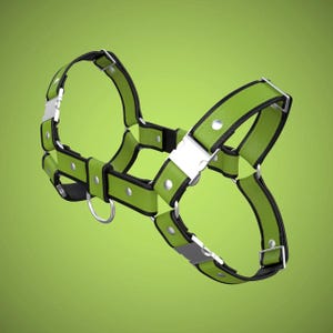 Men&#39;s Real Cowhide Leather Chest Harness – Sexy Adjustable Harness for Fetish, Club Wear, and Costume Outfits