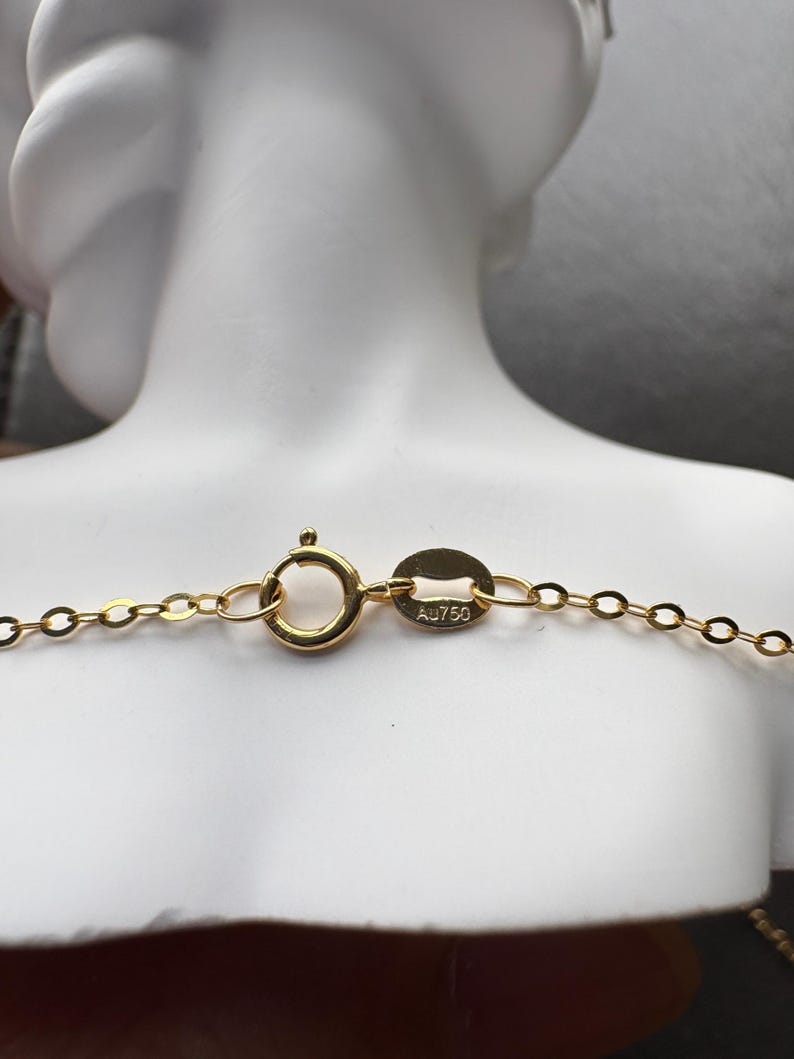 24k Solid Gold Cat Pet Pendant Necklace, Au999 image 18
