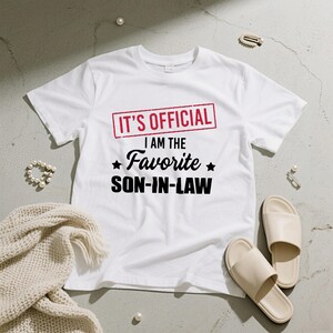Funny Son-In-Law T-Shirt: Favorite In-Law Humor Tee