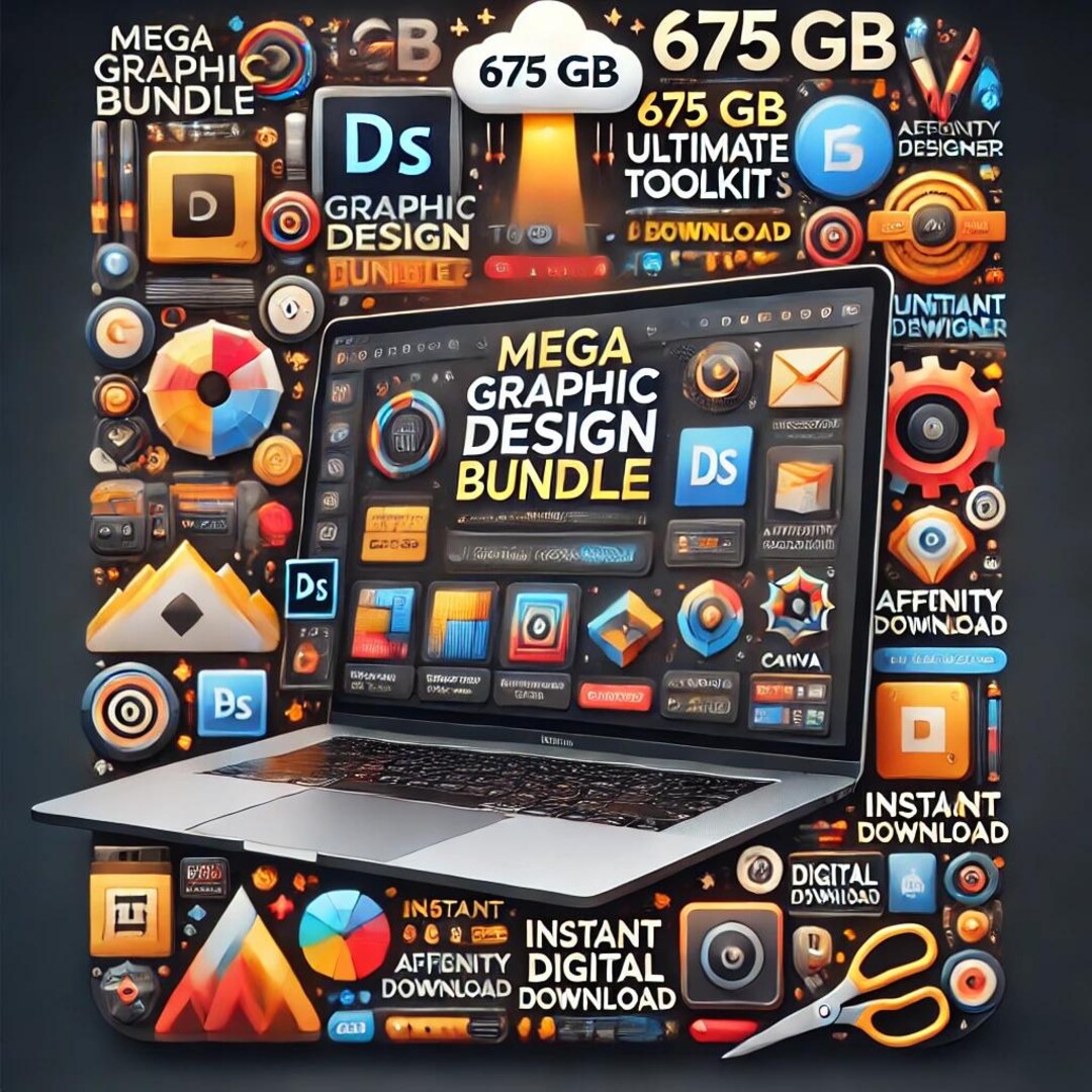 Mega Graphic Design Bundle | All in One Graphic Design Freelancer and ...