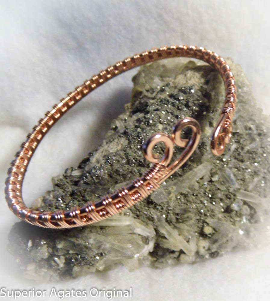 TUTORIAL - Wire Wrapped Bangle Bracelet Cuff