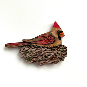 Custom Bird Single Ornament Budgie Parrot Cockatiel Wild Bird Your Choice Made to Order Bird Ornament image 6