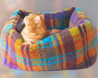 Leaf-Shaped Pet Bed Mat: Cozy Kennel Pad, Washable Decor Rug