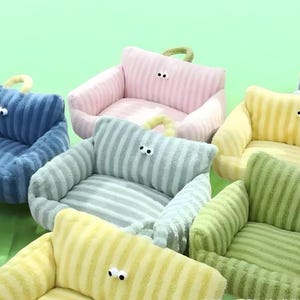 Peluche imperméable pour animal de compagnie : coussin lavable pour chien et chat (55 x 45 cm) image 9