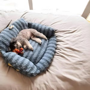 Peluche imperméable pour animal de compagnie : coussin lavable pour chien et chat (55 x 45 cm) image 8