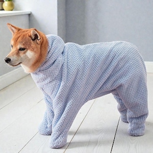 Bata de baño superabsorbente para mascotas: toalla de secado rápido para perros y gatos