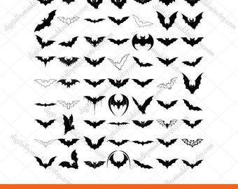 Pakiet nietoperzy w formacie svg, nietoperze w formacie svg, projekt koszulki z nietoperzem, sylwetka latającego nietoperza, nietoperz w formacie svg na Halloween, plik do wycinania nietoperza, upiorny nietoperz w formacie svg, gotycki nietoperz w formacie svg