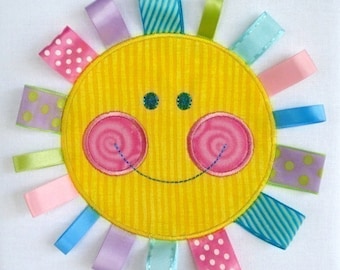 Embroidery Design for Machine Embroidery Applique - Happy Face - Two Sizes 4x4 and 5x7