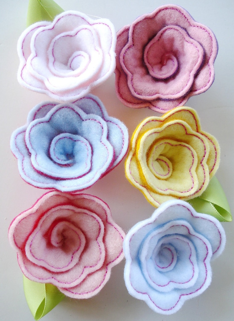 Embroidery design for machine embroidery rose inthehoop  etsy