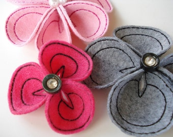 Embroidery Flower for Machine Embroidery - In-The-Hoop Three Dimensional Flower Petals - two sizes