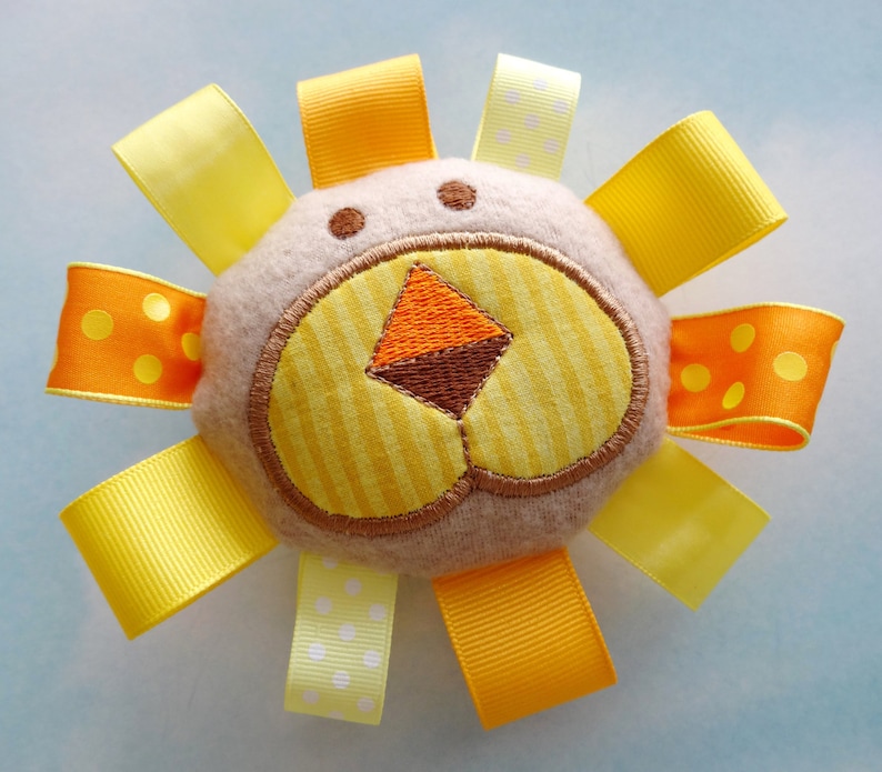 Baby Lion Softie Embroidery Design for Machine Embroidery In-The-Hoop Toy