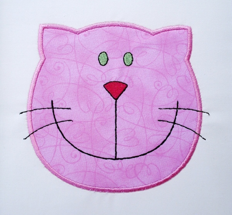 Embroidery Design for Machine Embroidery Applique - Cat - Lion - Two ...