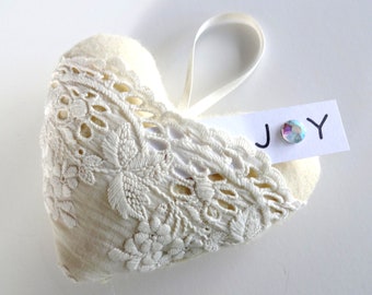 Heart Softie - Ornament - Sachet Embroidery Design for Machine Embroidery - In-The-Hoop