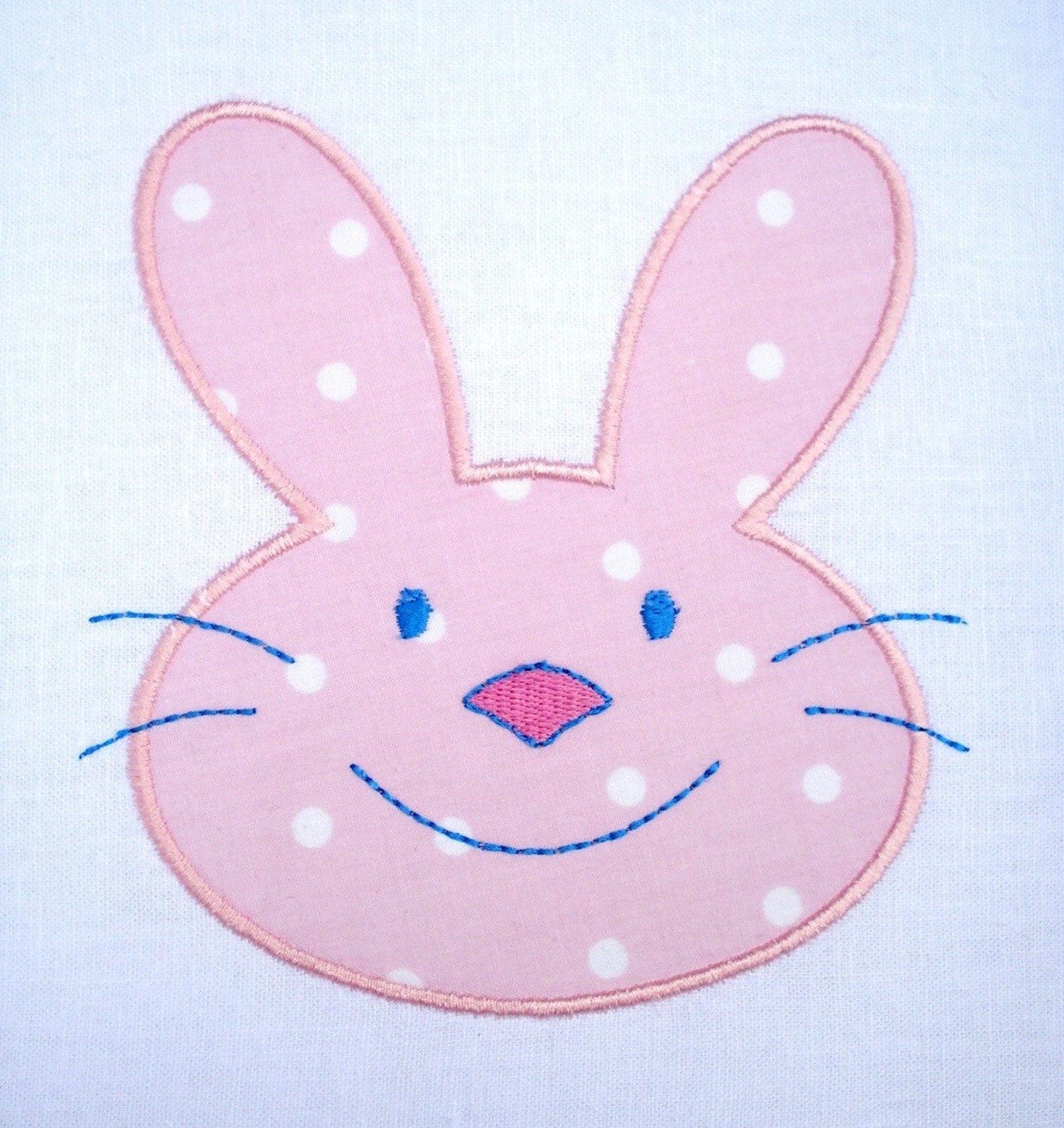 Free Bunny Face Machine Embroidery Design Includes Both Applique And Free Bunny Face Machine Embroidery Design Includes Both Applique And