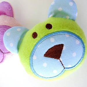 Baby Bear Softie Embroidery Design for Machine Embroidery In-The-Hoop Toy - Three Sizes