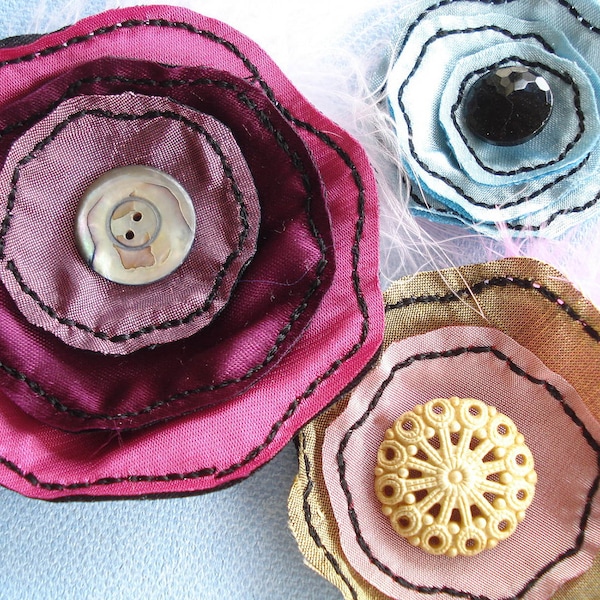 Embroidery Design für Maschinenstickerei In-The-Hoop - Blume mit Curvy Edge - 10x10 und 5x7