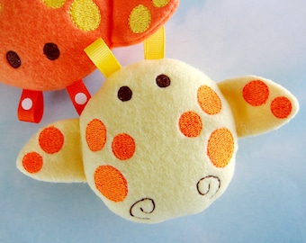 Baby Giraffe Softie Embroidery Design for Machine Embroidery In-The-Hoop Toy