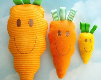 Embroidery Design for Machine Embroidery Carrot Toy In-The-Hoop