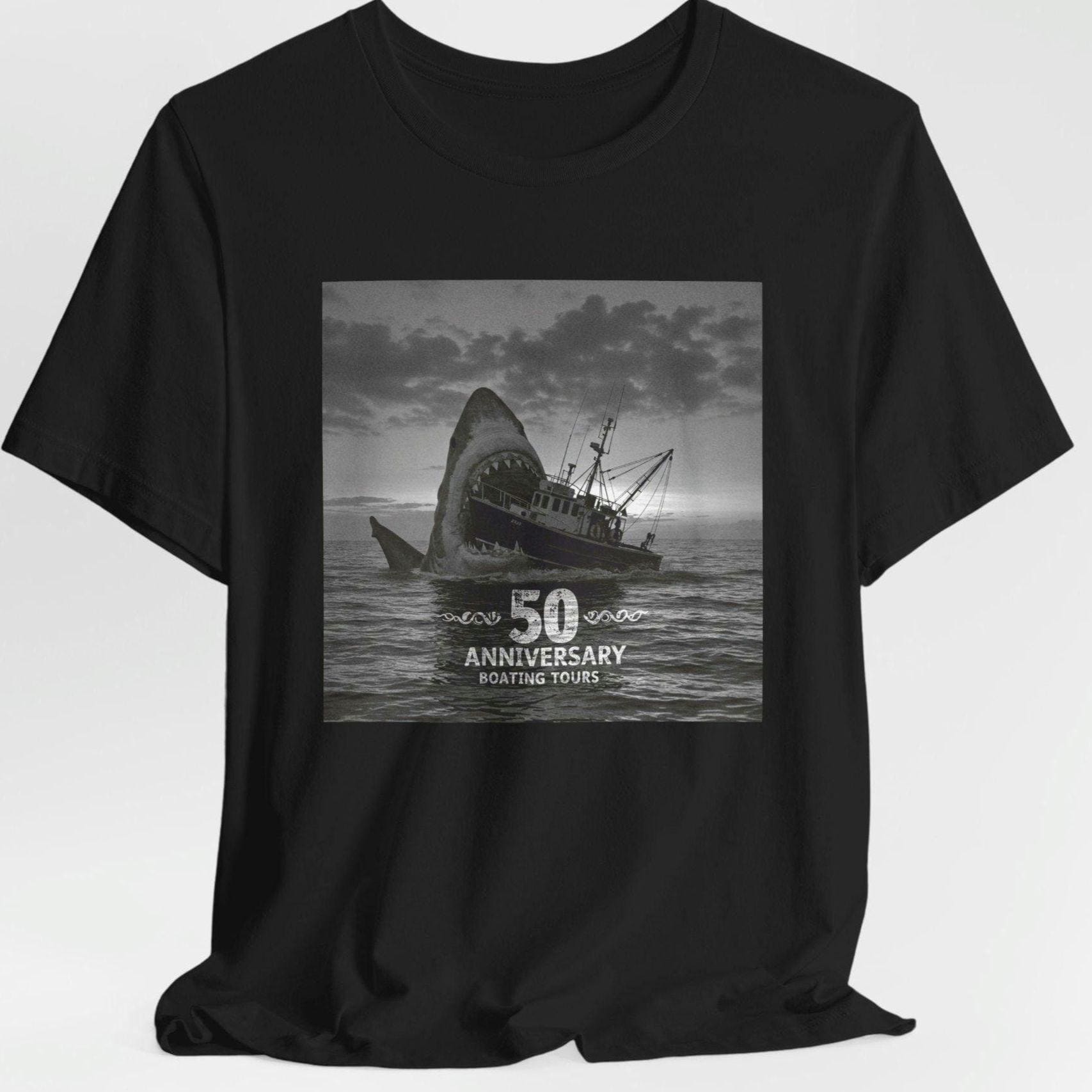 T-shirt ispirata a JAWS Avrai bisogno di una barca più grande