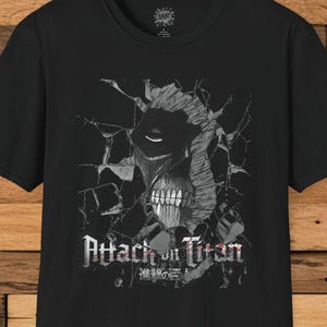 Camiseta gráfica Attack on Titan, camiseta de fã da série AOT, camiseta unissex Softstyle, presente de anime, blusa de mangá, vestuário Survey Corps