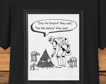 Funny Star Wars Pun T-Shirt gift, Movie Dog Lover Joke Gift, Funny Sci-fi Tee, Great Gift Shirt, star wars Fan Top, storm trooper shirt gift