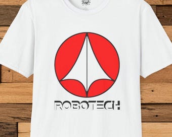 Robotech 80s Anime Logo T-Shirt | Retro Mecha Nostalgia