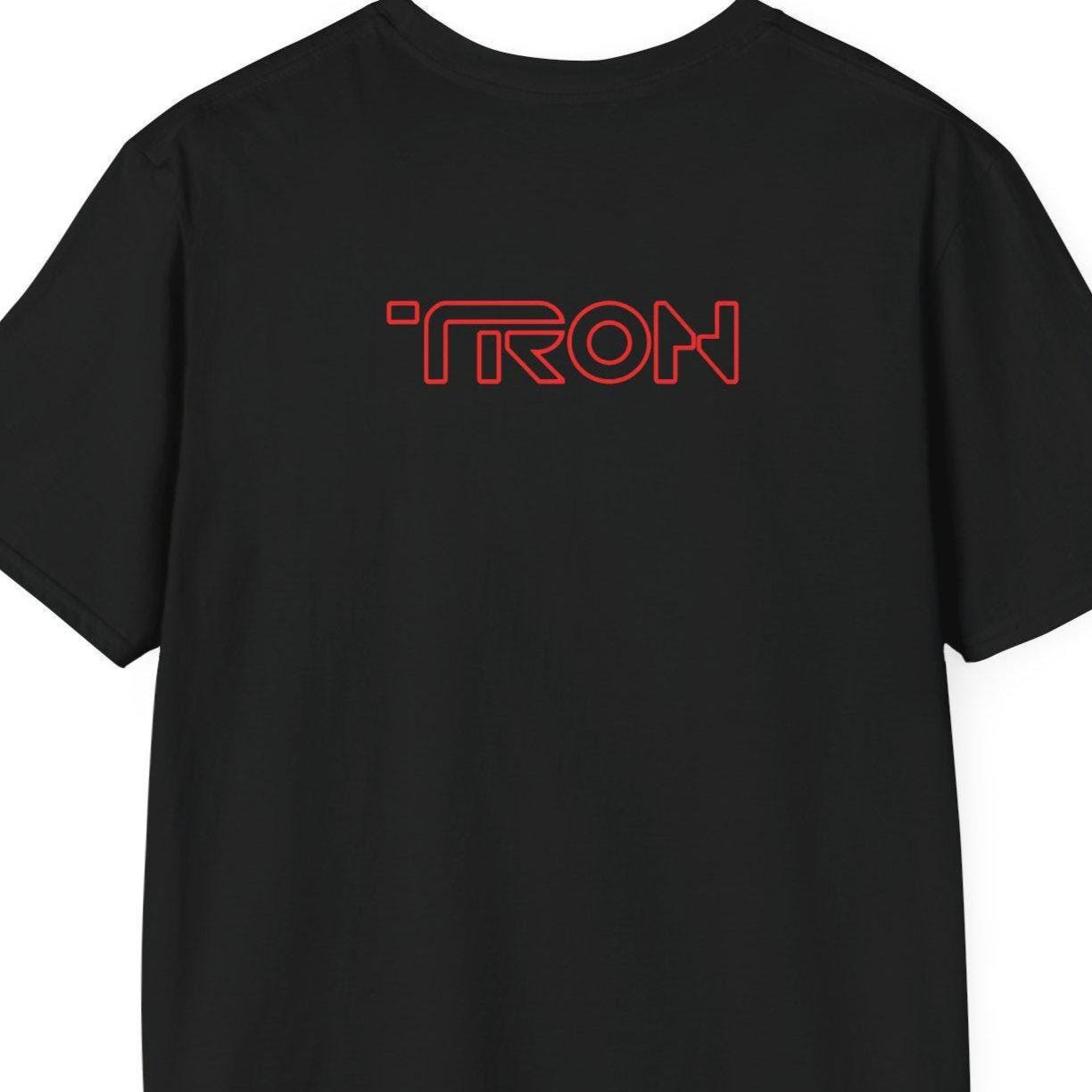 新品未使用 トロン アレス Tシャツ 非売品 TRONライトバイク風ユニセックスTシャツ、TRONアレスTシャツギフト