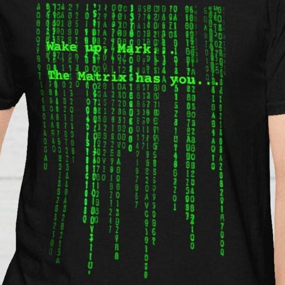 Custom T-shirt Matrix gift Personalized Shirt Green Matrix Coding Cascade Personalized T-Shirt, Fans Gift, Nostalgic Tee, Custom Name Shirt