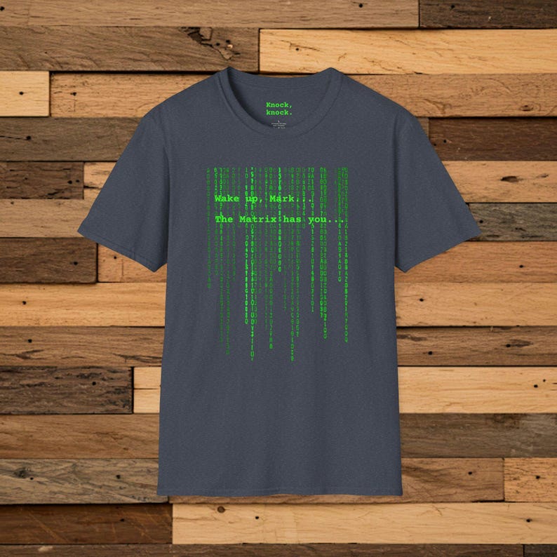 Camiseta personalizada Matrix, regalo personalizado, camiseta con diseño de la cascada de codificación de la matriz verde, camiseta personalizada, regalo para fans, camiseta nostálgica, camiseta con nombre personalizado. imagen 2