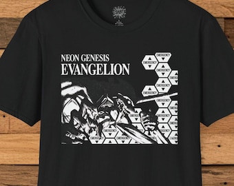 Neon Genesis Evangelion Unit 01 T-Shirt, Vintage Style Anime Gift Evangelion Fans, unique gift manga Tee, Classic Anime Shirt, Eva 01