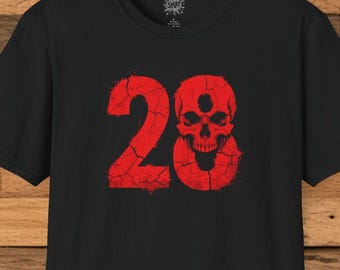 28 days later, Rage Zombie Movie Fan T-Shirt, Franchise Tee 28 years later, Gift zombie Fans, Horror movie Shirt present