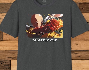 One Punch Man T-Shirt, Anime Manga Joke Design tshirt, Gift for Fans, OPM 3 Tee, Funny anime Graphic Shirt Sitama seanson 3