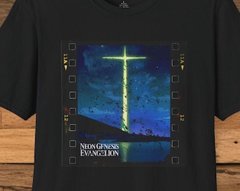 Neon Genesis Evangelion T-Shirt, Vintage Style Anime Gift Evangelion Fans, unique gift manga Tee, Classic Anime Present cotton Shirt