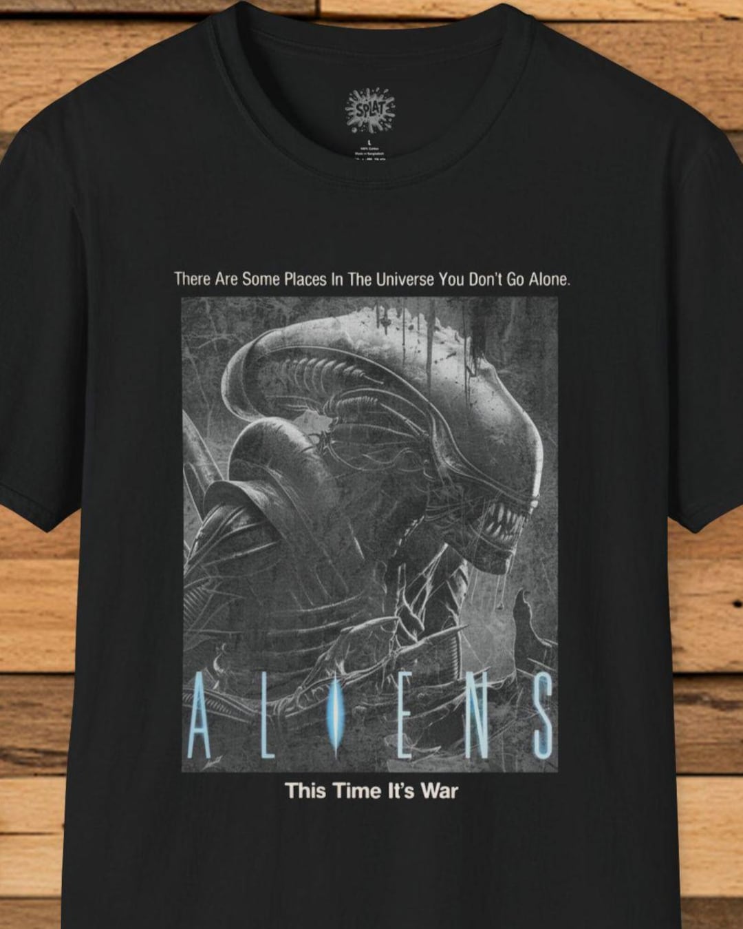 Aliens 40th Anniversary Vintage Style Graphic T-shirt, Sci Fi Movie Tee ...